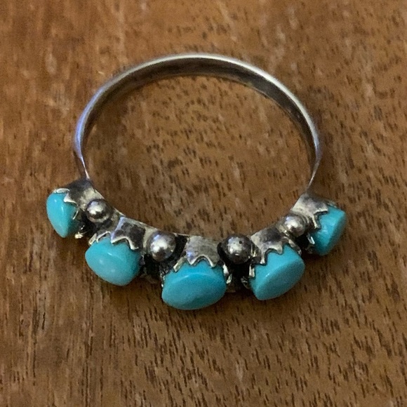 Native Turquoise Ring - Picture 2 of 6
